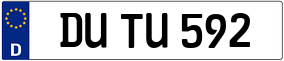 Truck License Plate
